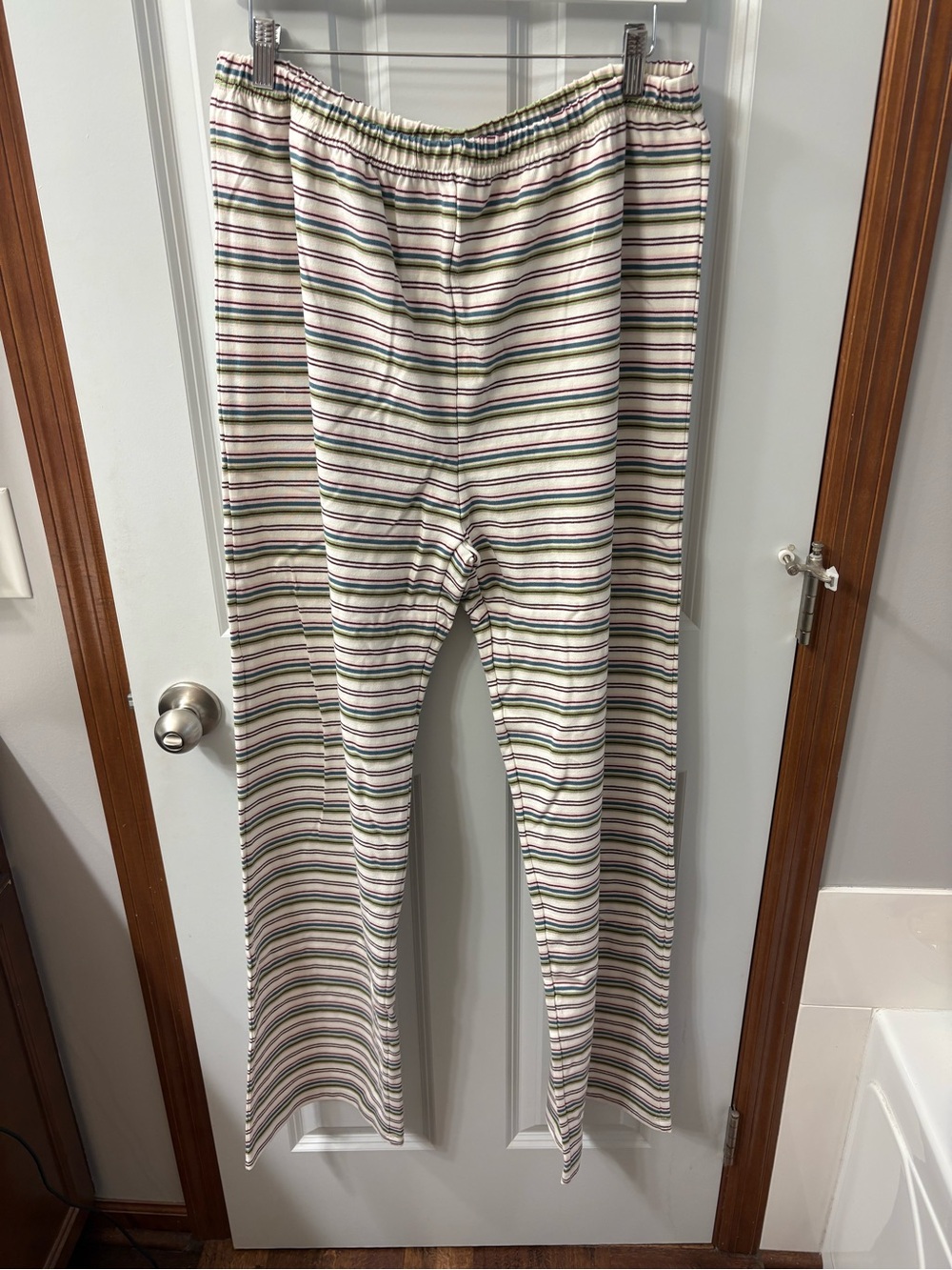 New in bag! Parke Lounge Pants in Cream Stripe